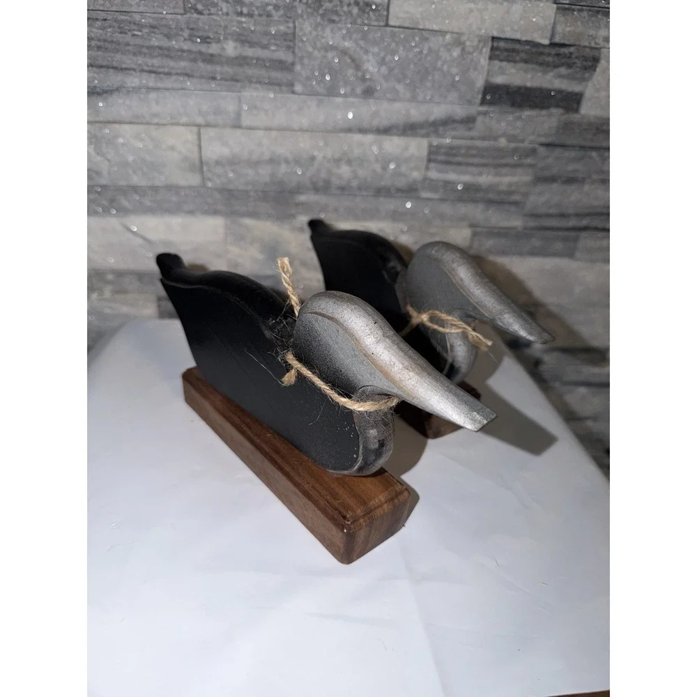 Rustic Duck Bookends Cabin Lodge Farmhouse Décor Set of 2 handmade?
